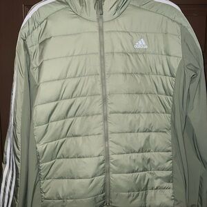 Essentials 3-Stripes Insulated Hooded Hybrid Jacket XL